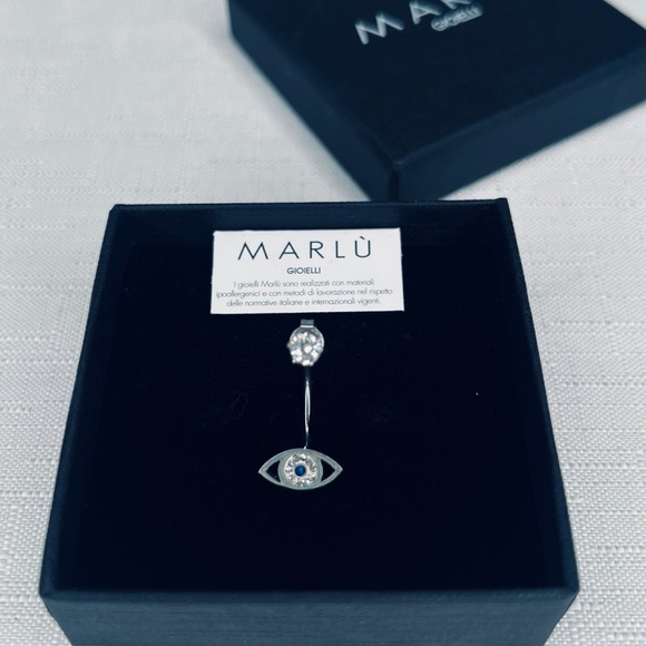 Marlù single evil-eye earring - Picture 2 of 6